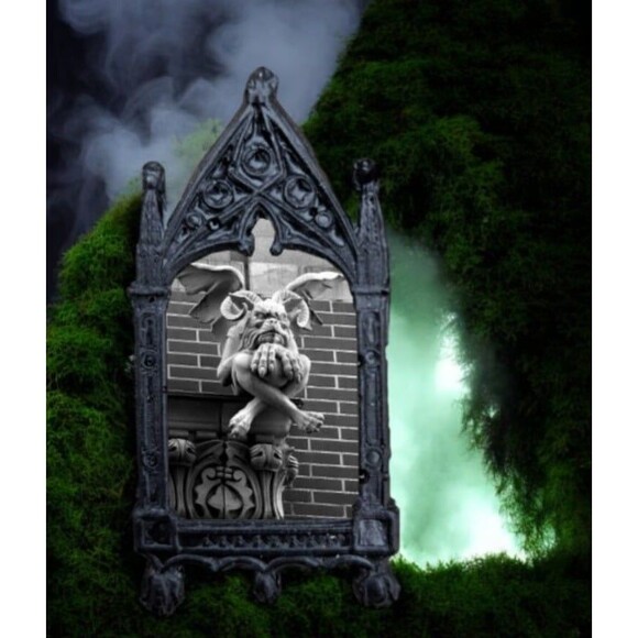 Winged Stone Gargoyle Magnet - Gothic Cathedral Stone Sculpture - Gothic Home - Picture 3 of 3